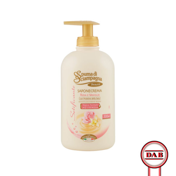 Sapone-Mani__SPUMA-DI-SCIAMPAGNA__Rosa-e-Vaniglia__500-ml__DAB-srl__PRODOTTO__